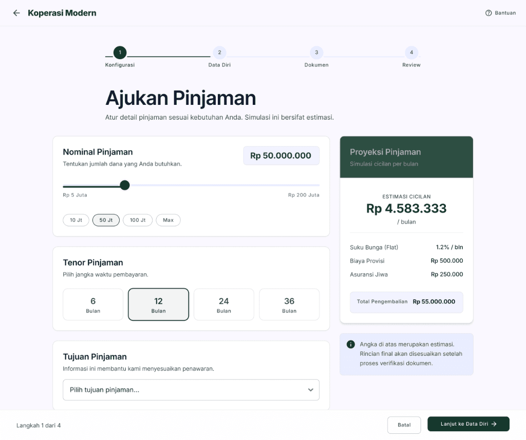 Pencatatan Iuran Bulanan